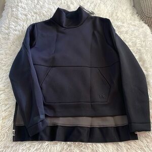 Under Armour women sweatshirt mock neck jacket xl black